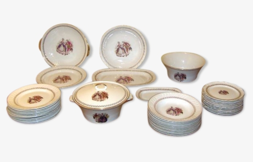 Former Porcelain Crockery Service, 43 Pieces"  Src="https - Ceramic, HD Png Download, Free Download